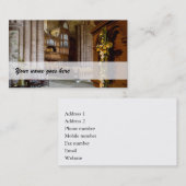 Cartes de visite d'organiste - St John, Chester, (Devant / Derrière)