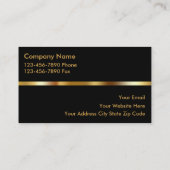 Cartes de visite d'orientation professionnelle (Dos)