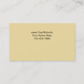 Cartes de visite d'orthophonie (Dos)