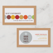 Cartes de visite Dot U (Devant / Derrière)