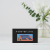 Cartes de visite double face pour solutions d'éner (Debout devant)