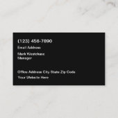 Cartes de visite doubles de transport en fauteuil  (Dos)