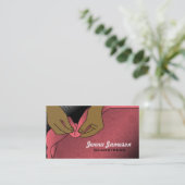 Cartes de visite d'ouvrière couturière (Debout devant)