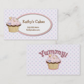 Cartes de visite doux de boulangerie de petit (Devant / Derrière)