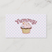 Cartes de visite doux de boulangerie de petit (Dos)