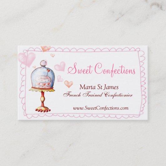 Cartes de visite doux de confections (Devant)