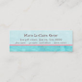 Cartes de visite doux de magasin de petit gâteau (Dos)