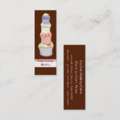 Cartes de visite doux de magasin de petit gâteau (Devant / Derrière)