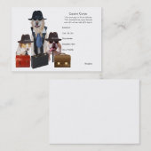 Cartes de visite drôles de chien (Devant / Derrière)
