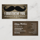 Cartes de visite drôles de slogans de coiffeur (Devant / Derrière)