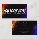 Cartes de visite drôles de slogans de la CAHT (Devant / Derrière)