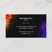 Cartes de visite drôles de slogans de la CAHT (Dos)