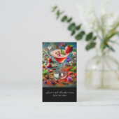 Cartes de visite du barman (Debout devant)