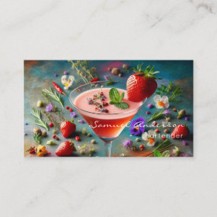 Cartes de visite du barman