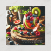 Cartes de visite du barman (Devant)