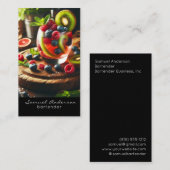 Cartes de visite du barman (Devant / Derrière)