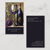 Cartes de visite du barman (Devant / Derrière)