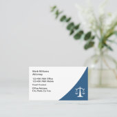 Cartes de visite du bureau de la justice simple (Debout devant)