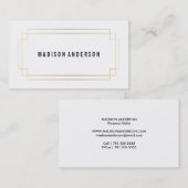 Cartes de visite du cadre | de Deco (Devant / Derrière)