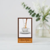 Cartes de visite du café (Debout devant)