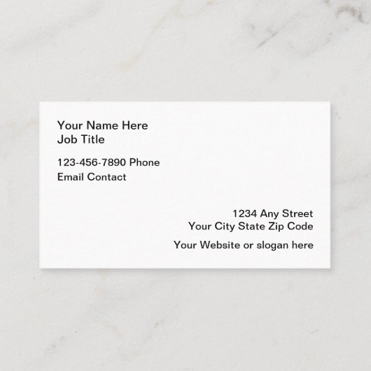 Cartes de visite du centre d'aide auditive classiq (Dos)