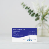 Cartes de visite du Club de l'aviation (Debout devant)