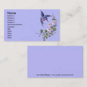 Cartes de visite du colibri 2 (Devant / Derrière)