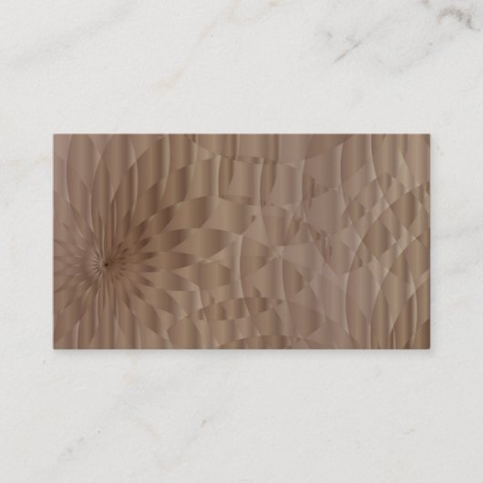 Cartes de visite du concepteur Brown Aztec (Devant)