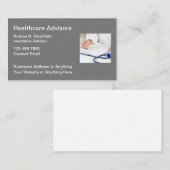 Cartes de visite du conseiller en soins de santé e (Devant / Derrière)