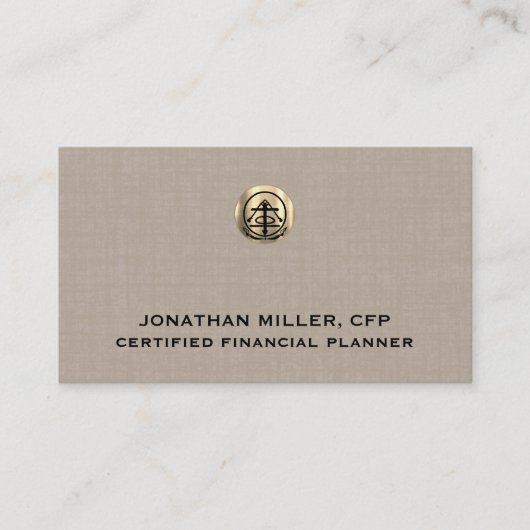 Cartes de visite du conseiller financier (Devant)