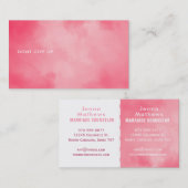 Cartes de visite du conseiller matrimonial (Devant / Derrière)