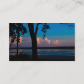 Cartes de visite du coucher de soleil du solstice (Dos)