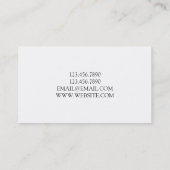 Cartes de visite du courtier d'ajusteur d'assuranc (Dos)