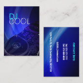 Cartes de visite du DJ (Devant / Derrière)
