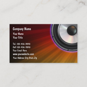 Cartes de visite du DJ