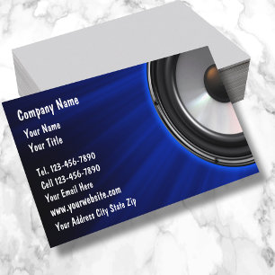 Cartes de visite du DJ