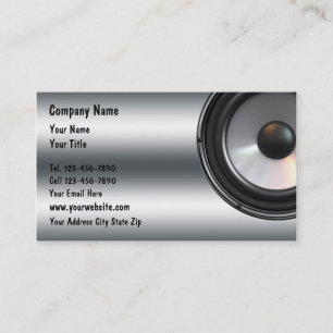 Cartes de visite du DJ