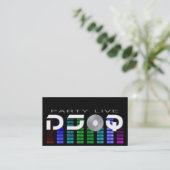 Cartes de visite du DJ Q (Debout devant)