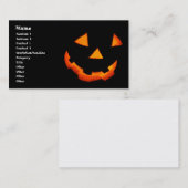 Cartes de visite du feu follet (Devant / Derrière)