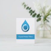 cartes de visite du filtre à eau (Debout devant)
