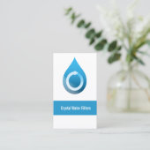 cartes de visite du filtre à eau (Debout devant)