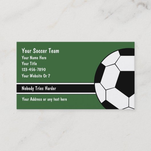 Cartes de visite du football (Devant)