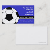 Cartes de visite du football (Devant / Derrière)