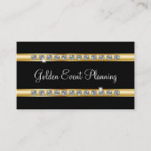 Cartes de visite du gestionnaire d'événements (Devant)