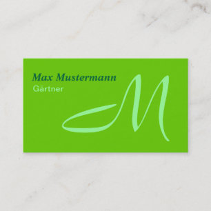 Cartes de visite du jardinier
