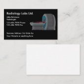 Cartes de visite du laboratoire d'imagerie radiolo (Devant / Derrière)
