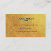 Cartes de visite du logo de Cakes Baker (Dos)