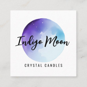 Cartes de visite du logo de la Lune bleue