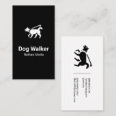 Cartes de visite du logo de la marche des chiens (Devant / Derrière)