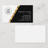 Cartes de visite du logo de la société Classy (Devant / Derrière)